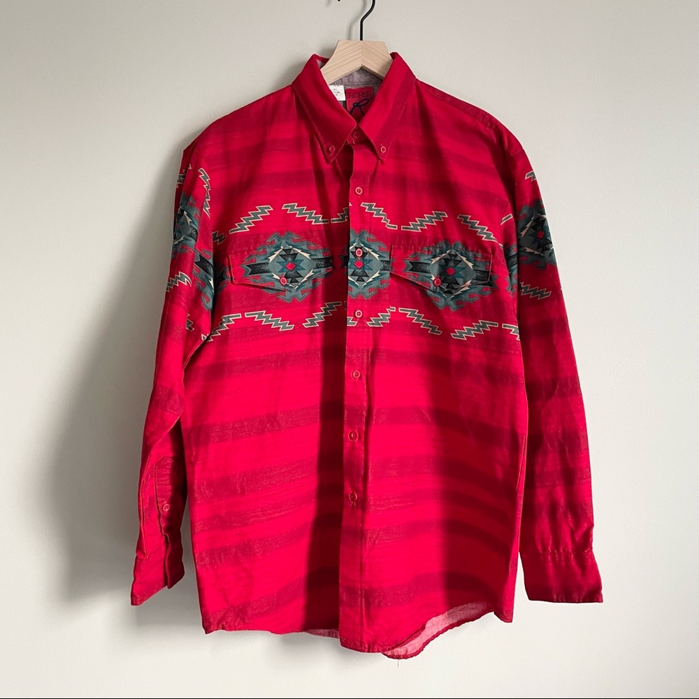 Roper Southwestern Vintage Rodeo Button Down Shirt